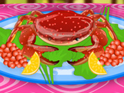 Crab Meal Decoration 