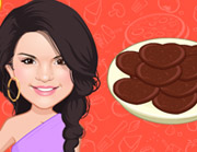 Selena Gomez Cooking Cookies