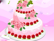 Rose Wedding Cake