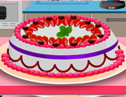 Cooking Strawberry Cake