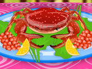 Crab Meal Decoration 