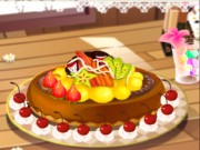 Sweet Chocolate Fruit Pie